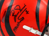 Boomer Esiason Autographed Cincinnati Bengals Speed Mini Helmet w/MVP-Beckett W Hologram *Black Image 2