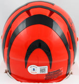 Boomer Esiason Autographed Cincinnati Bengals Speed Mini Helmet w/MVP-Beckett W Hologram *Black Image 3