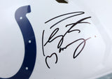 Peyton Manning Autographed Indianapolis Colts Speed Authentic F/S Helmet-Fanatics *Black Image 2