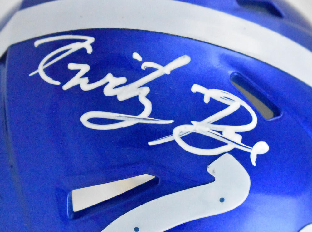 Kwity Paye Autographed Colts Flash Speed Mini Helmet-Beckett W Hologram *White Image 2
