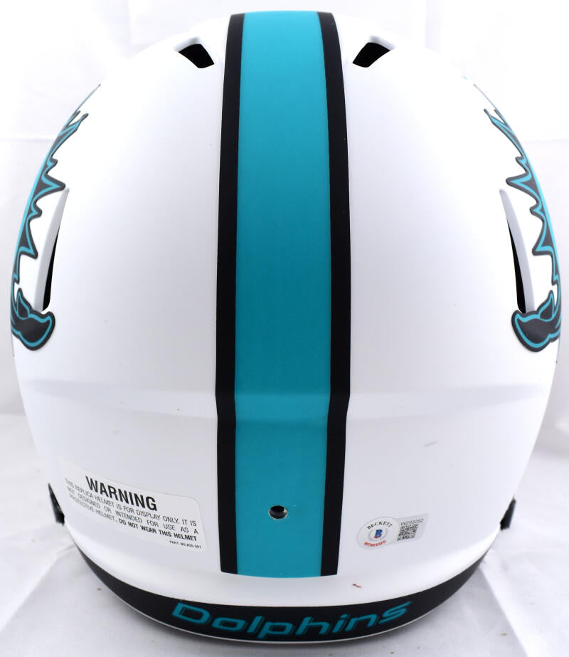 Tyreek Hill Autographed Miami Dolphins F/S Lunar Speed Helmet-Beckett W Hologram *Teal Image 4