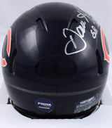 Dan Hampton Autographed Chicago Bears Speed Mini Helmet w/SB Champs- Prova *Silver Image 3