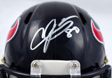 Andre Johnson Autographed Houston Texans Speed Mini Helmet- Beckett W Hologram *Silver Image 2