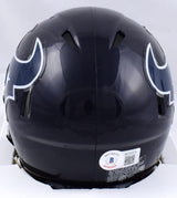 Andre Johnson Autographed Houston Texans Speed Mini Helmet- Beckett W Hologram *Silver Image 3