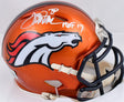 Terrell Davis Autographed Denver Broncos Flash Speed Mini Helmet w/HOF- Beckett W Hologram *White Image 1