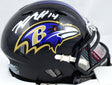 Kyle Hamilton Autographed Baltimore Ravens Speed Mini Helmet- JSA W *Silver Image 1