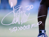 Terrell Davis Signed Broncos 16x20 Running Photo W/SB MVP- Beckett W Hologram *White Image 2