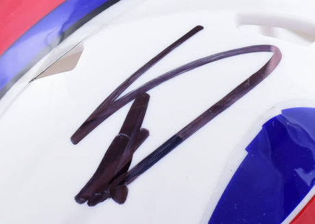 Stefon Diggs Autographed Buffalo Bills 2021 Speed Mini Helmet-Beckett W Hologram *Black Image 2