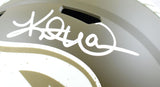 Kurt Warner Autographed Arizona Cardinals F/S Salute to Service Speed Helmet-Beckett W Hologram *Silver Image 2