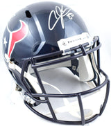 Andre Johnson Autographed Houston Texans F/S Speed Helmet- Beckett W Hologram *Silver Image 1
