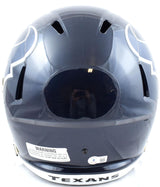 Andre Johnson Autographed Houston Texans F/S Speed Helmet- Beckett W Hologram *Silver Image 3