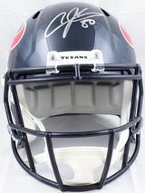 Andre Johnson Autographed Houston Texans F/S Speed Helmet- Beckett W Hologram *Silver Image 4