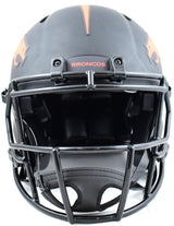 Terrell Davis Autographed Broncos F/S Eclipse Speed Authentic Helmet w/ HOF- Beckett W Hologram *Silver Image 4