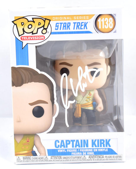William Shatner Autographed Star Trek Funko Pop Figurine #1138- Beckett W Hologram *White Image 1