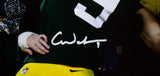 Christian Watson Autographed Green Bay Packers 16x20 Lambeau Leap Photo -Beckett W Hologram *White Image 2