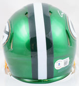 Christian Watson Autographed Green Bay Packers Flash Speed Mini Helmet-Beckett W Hologram *White Image 3