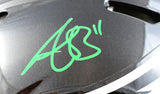 A.J. Brown Autographed Philadelphia Eagles F/S Alternative 22 Speed Authentic Helmet-Beckett W Hologram *Green Image 2