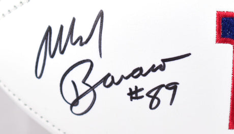 Mark Bavaro Autographed New York Giants Logo Football w/SB Champs -Beckett W Hologram *Black Image 2