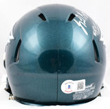 LeGarrette Blount Autographed Philadelphia Eagles Speed Mini Helmet w/SB Champs-Beckett W Hologram *Silver Image 3