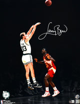 Larry Bird Autographed Boston Celtics 16x20 Spotlight w/Dominique Wilkins Photo - Beckett W Hologram *White Image 1