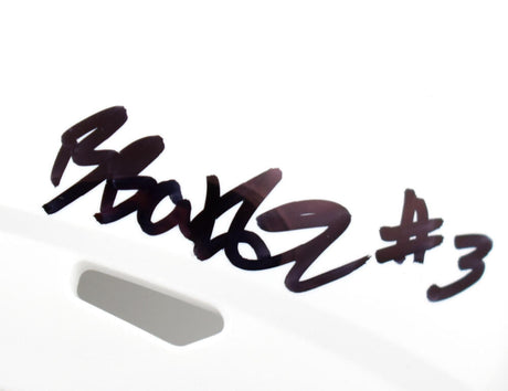 Budda Baker Autographed Arizona Cardinals Speed Mini Helmet-Beckett W Hologram *Black Image 2