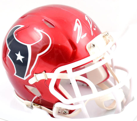 Dameon Pierce Autographed Houston Texans Flash Speed Mini Helmet- Tristar *White Image 1