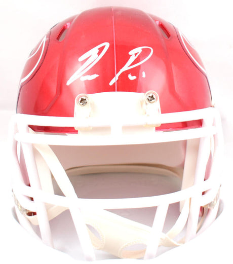 Dameon Pierce Autographed Houston Texans Flash Speed Mini Helmet- Tristar *White Image 2