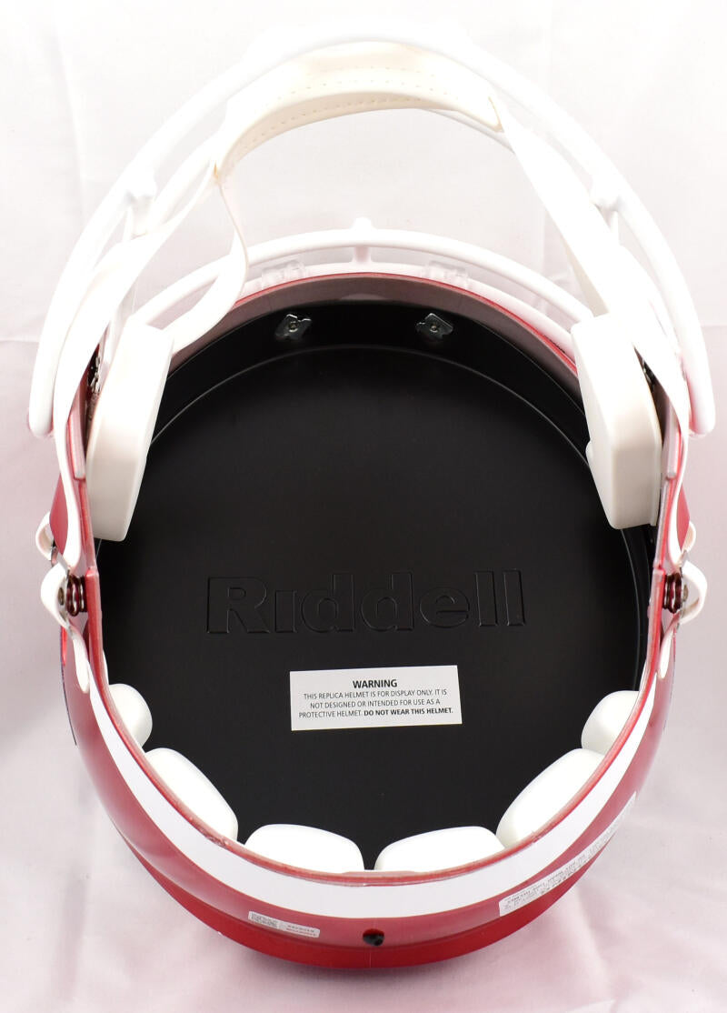 Dameon Pierce Autographed Houston Texans F/S Flash Speed Helmet *Back- Tristar *White Image 5