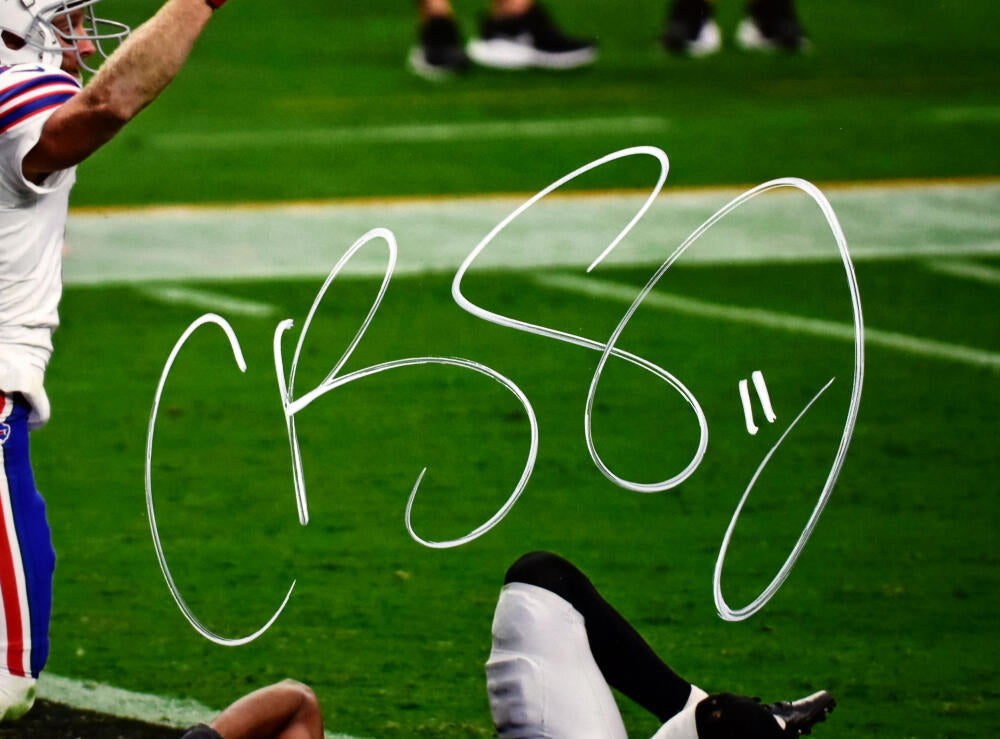 Cole Beasley Autographed Buffalo Bills 8x10 Touchdown Photo- Beckett W Hologram *White Image 2