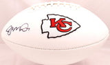 Joe Montana Autographed Kansas City Chiefs Logo Football - Beckett Hologram *Black Image 1