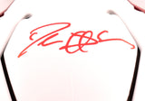 Deion Sanders Autographed Atlanta Falcons F/S Lunar Speed Flex Helmet- Beckett W Hologram *Red Image 3