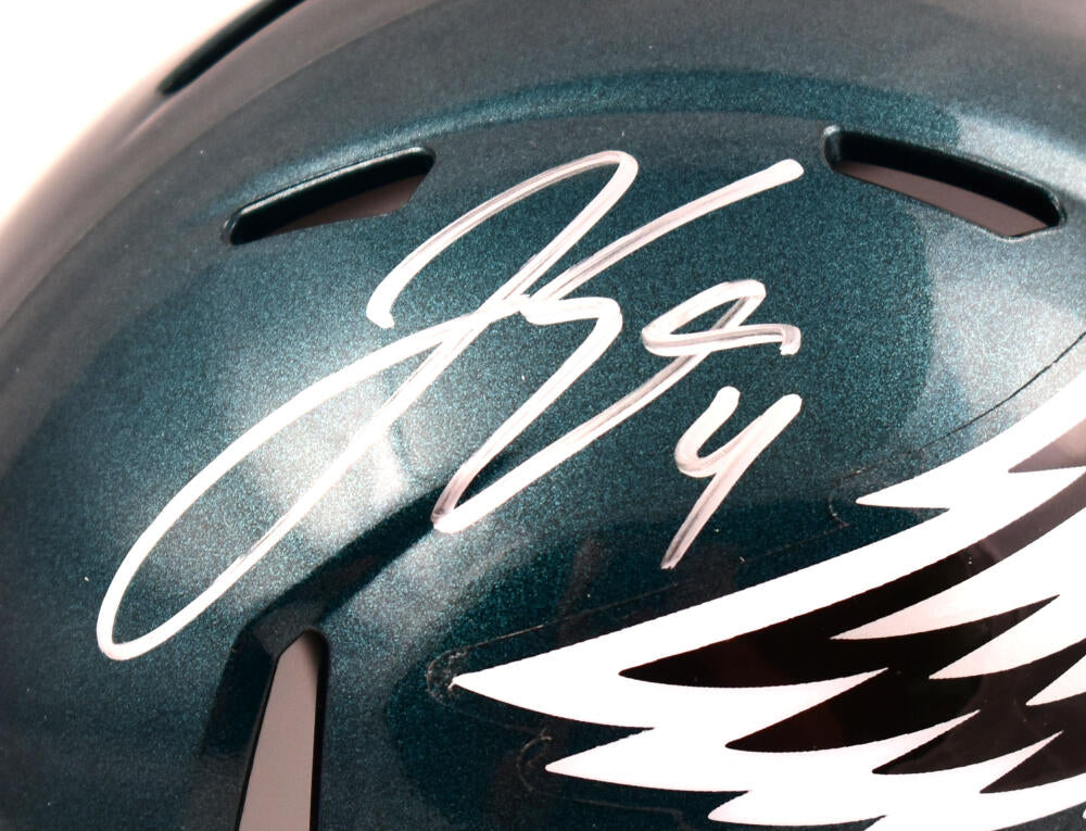 Jake Elliott Autographed Philadelphia Eagles Speed Mini Helmet - PSA *Silver Image 2