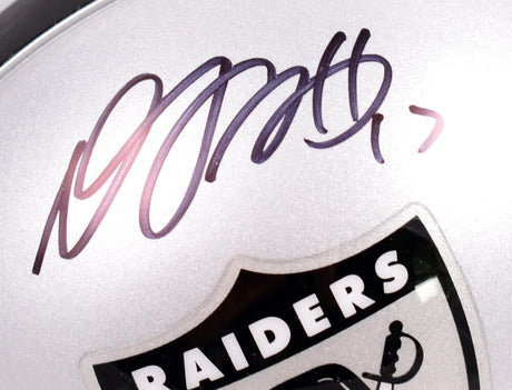 Davante Adams Autographed Las Vegas Raiders 1963 Mini Helmet-Beckett W Hologram *Black Image 2