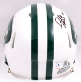Darrelle Revis Autographed New York Jets Speed Mini Helmet w/HOF - Beckett W Hologram *Black Image 3