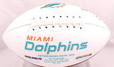 Jaylen Waddle Autographed Miami Dolphins Logo Football-Fanatics *Black Image 3
