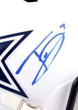 Trevon Diggs Autographed Dallas Cowboys F/S Flat White Speed Helmet- Beckett W Hologram *Blue Image 2