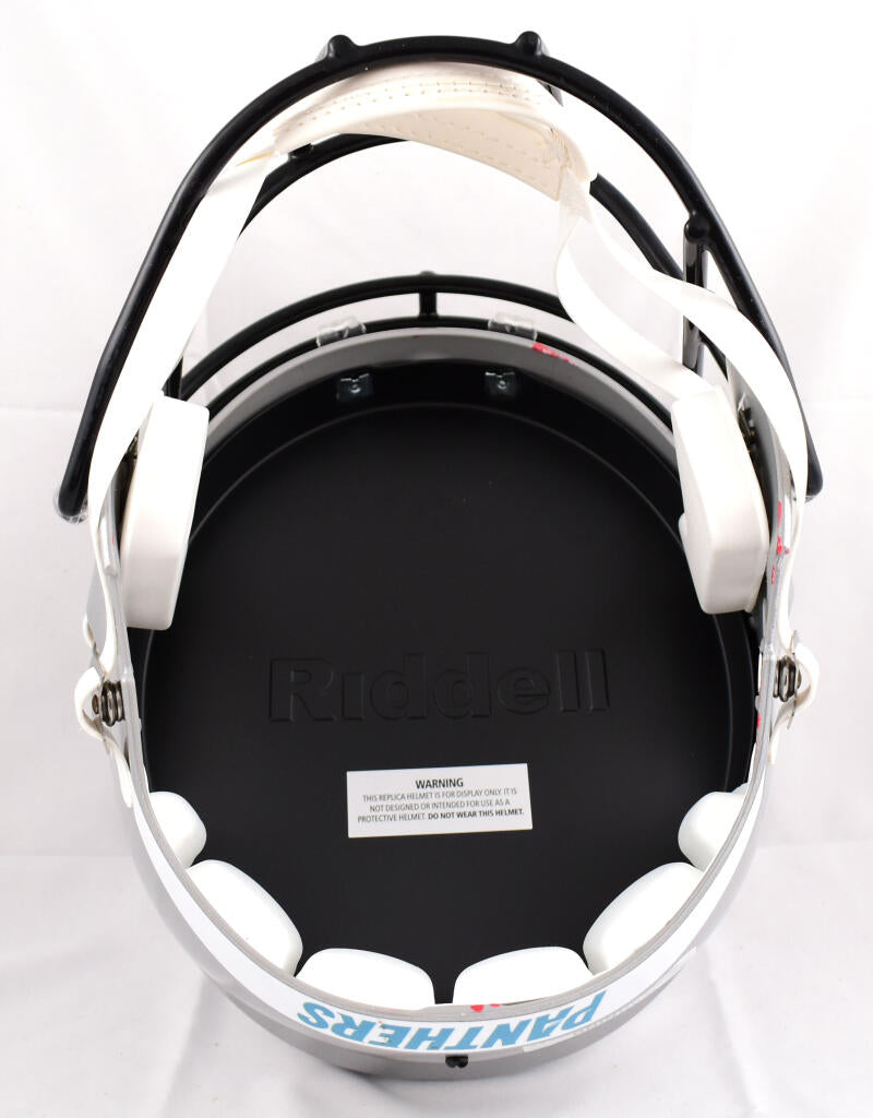Luke Kuechly Autographed Carolina Panthers F/S Speed Helmet w/2 insc.- Beckett W Hologram *Black Image 5