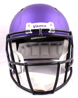 Warren Moon Autographed Minnesota Vikings F/S Speed Helmet w/HOF - Beckett W Hologram *Silver Image 4