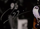 Ray Lewis Signed Baltimore Ravens 8x10 Over Roethlisberger Photo- Beckett W Hologram *Silver Image 2