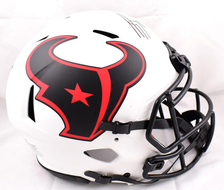 JJ Watt Autographed Houston Texans F/S Lunar Speed Authentic Helmet-Beckett W Hologram *Black Image 2