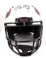 JJ Watt Autographed Houston Texans F/S Lunar Speed Authentic Helmet-Beckett W Hologram *Black Image 4