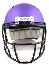 TJ Hockenson Autographed Minnesota Vikings F/S Speed Helmet w/Skol Vikings- Beckett W Hologram *Silver Image 4