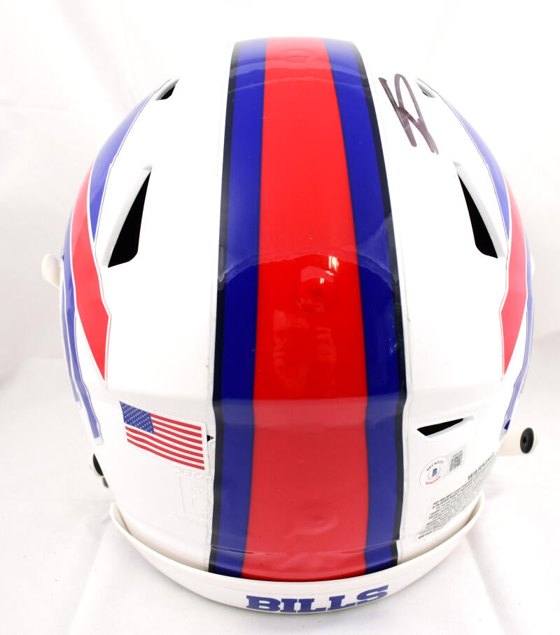 Stefon Diggs Autographed Buffalo Bills F/S Speed Flex Helmet-Beckett W Hologram *Black Image 3