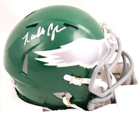 Randall Cunningham Signed Philadelphia Eagles 74-95 Speed Mini Helmet- Beckett W Hologram *White Image 1
