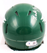Randall Cunningham Signed Philadelphia Eagles 74-95 Speed Mini Helmet- Beckett W Hologram *White Image 3