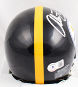 Alan Faneca Autographed Pittsburgh Steelers Mini Helmet-Beckett W Hologram *Silver Image 3
