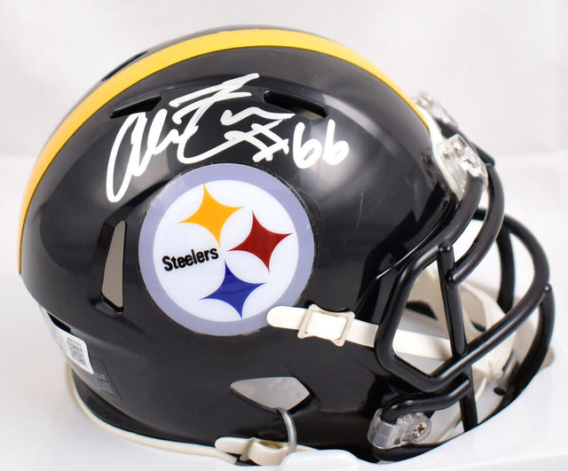 Alan Faneca Autographed Pittsburgh Steelers Speed Mini Helmet-Beckett W Hologram *Silver Image 1