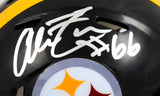 Alan Faneca Autographed Pittsburgh Steelers Speed Mini Helmet-Beckett W Hologram *Silver Image 2