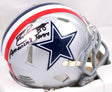 Drew Pearson Autographed Dallas Cowboys 1976 Speed Mini Helmet w/America's Team - Prova *Black Image 1