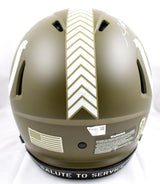 Anthony Richardson Autographed Indianapolis Colts F/S Salute to Service Speed Authentic Helmet - Fanatics *White Image 3